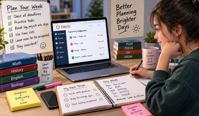 How to Plan Canvas Homework When Every Class Has a Different Deadline