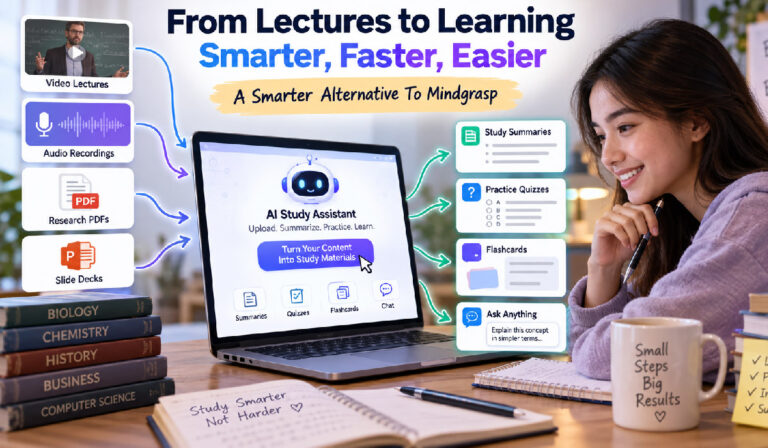Alternative To Mindgrasp: Smart AI Tools for Effortless Learning Alternative To Mindgrasp: Smart AI Tools for Effortless Learning