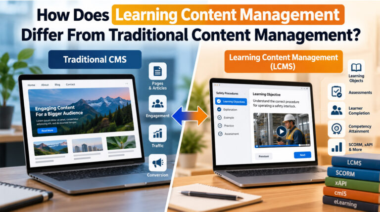How Does Learning Content Management Differ From Traditional Content Management?