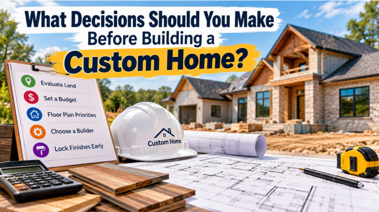 What Decisions Should You Make Before Building a Custom Home?