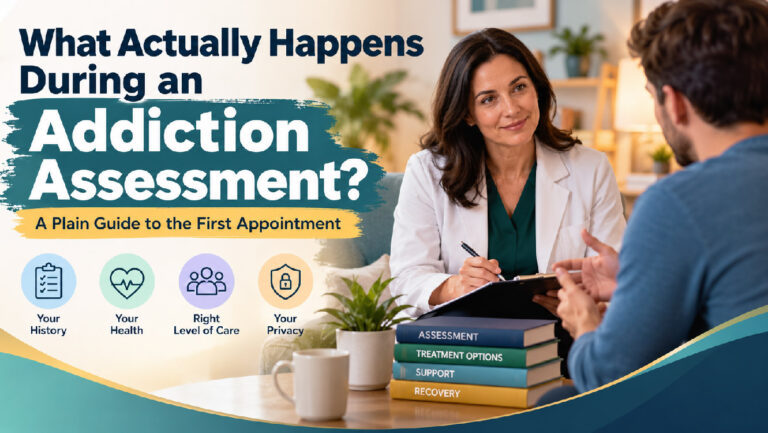 What Actually Happens During an Addiction Assessment? A Plain Guide to the First Appointment